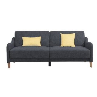 ANGELES Canapé convertible Clic-Clac 3 places contemporain - Tissu gr