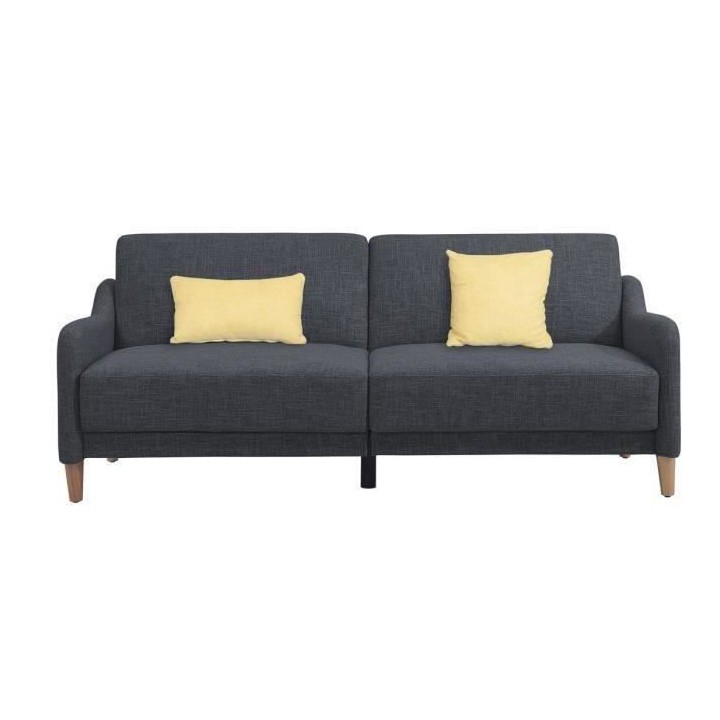 ANGELES Canapé convertible Clic-Clac 3 places contemporain - Tissu gr