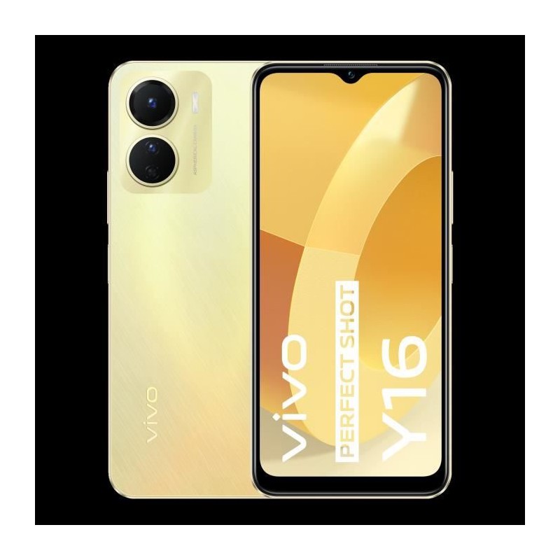 VIVO Y16 128Go 4G Or Étincelant