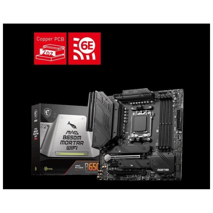 Carte mere - MSI - MAG B650M MORTAR WIFI