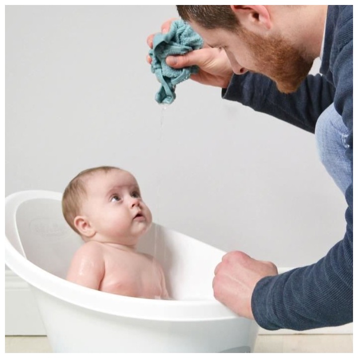 BEABA by SHNUGGLE Baignoire Blanc/gris