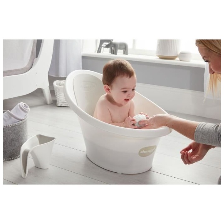 BEABA by SHNUGGLE Baignoire Blanc/gris