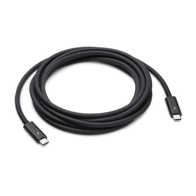 Câble d'alimentation Apple Thunderbolt 4 Pro 3 m Noir