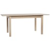 Table a manger extensible de 6 a 10 personnes - Classique - Décor chene - COBURG - L 137-177 x l 80 x H 76,5 cm