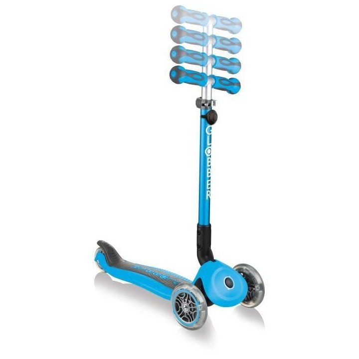 GLOBBER Trottinette convertible Go Up Deluxe - Bleu ciel