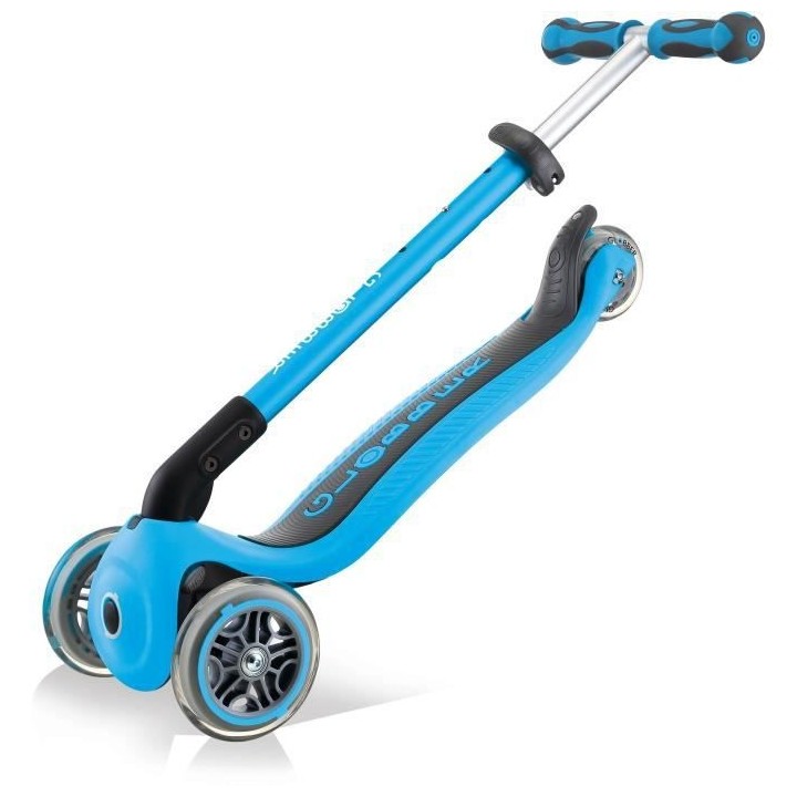 GLOBBER Trottinette convertible Go Up Deluxe - Bleu ciel