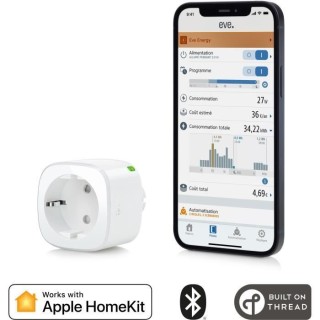 Prise intelligente EVE ENERGY - Compteur de consommation - Programmes