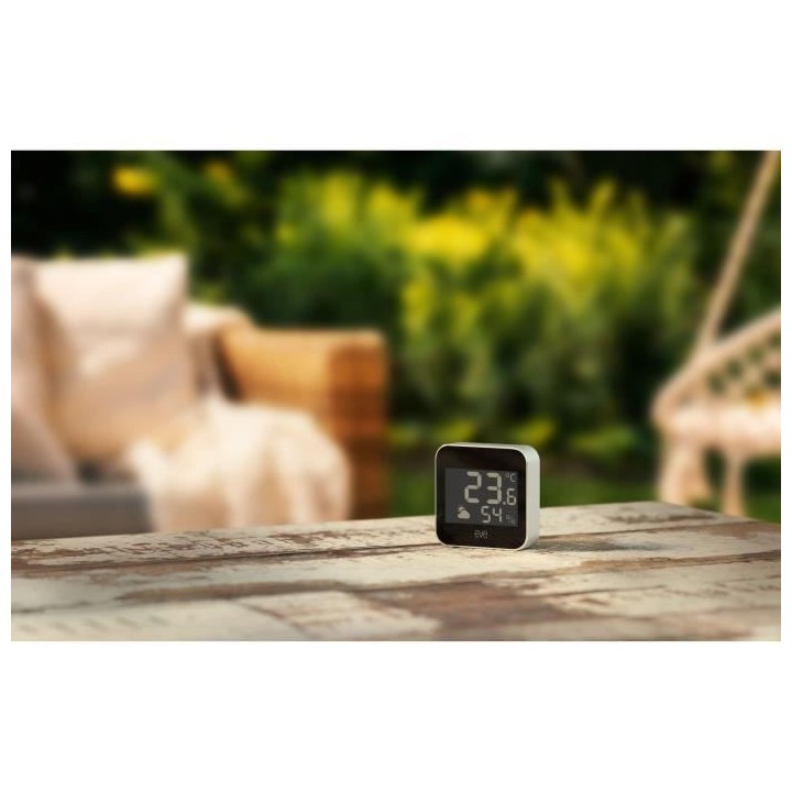 Station météo connectée EVE WEATHER - Technologie Apple HomeKit Blu