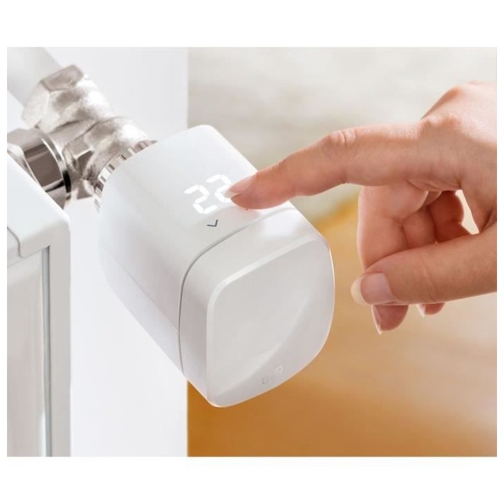 Vanne de radiateur intelligente EVE THERMO - Technologie Apple HomeKit