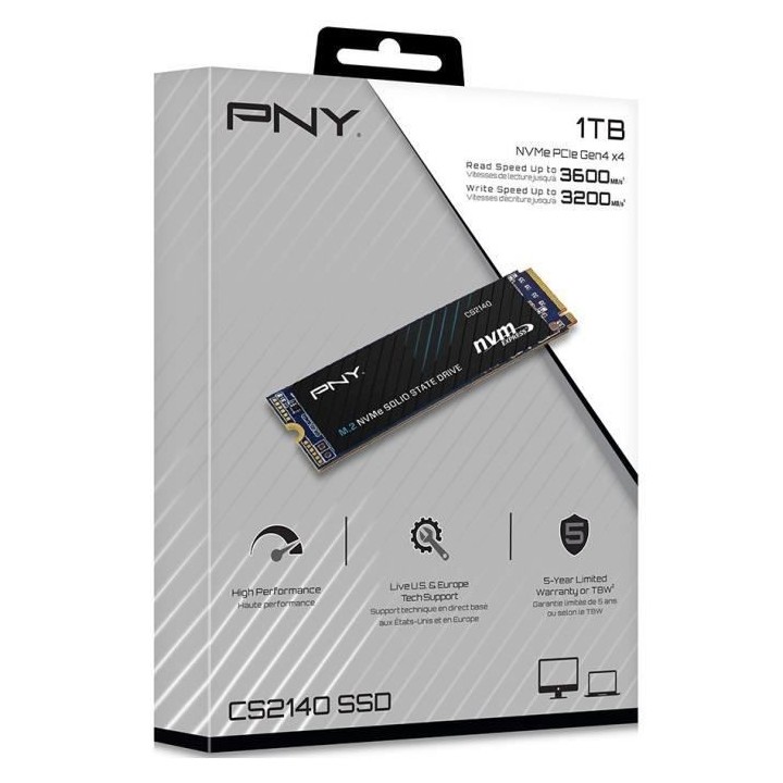PNY - CS2140 - SSD - 1 To - M.2