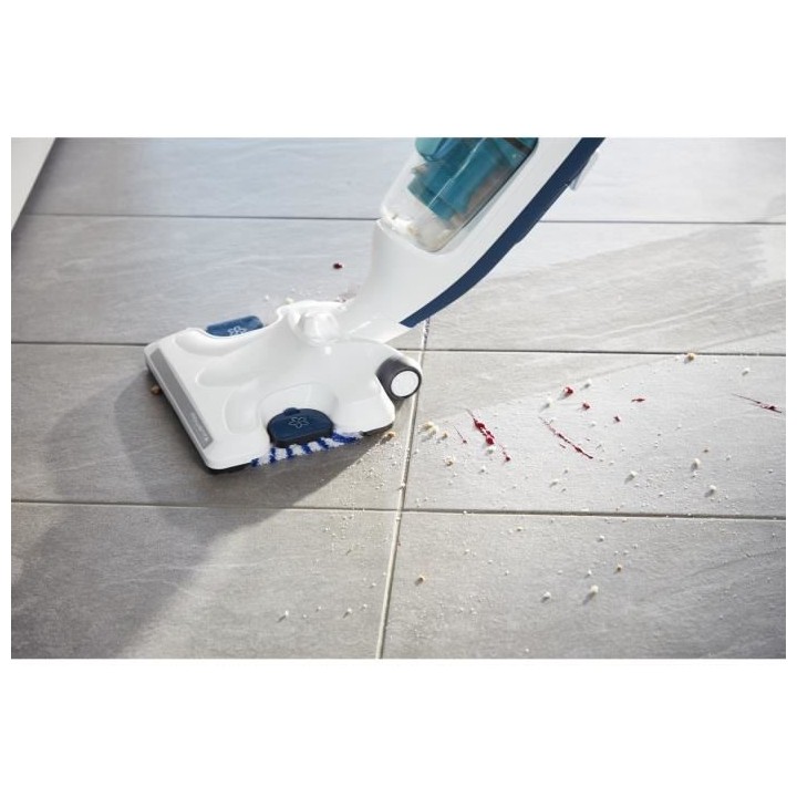 ROWENTA RY7757WH Clean&Steam Revolution Nettoyeur vapeur - Aspire, net