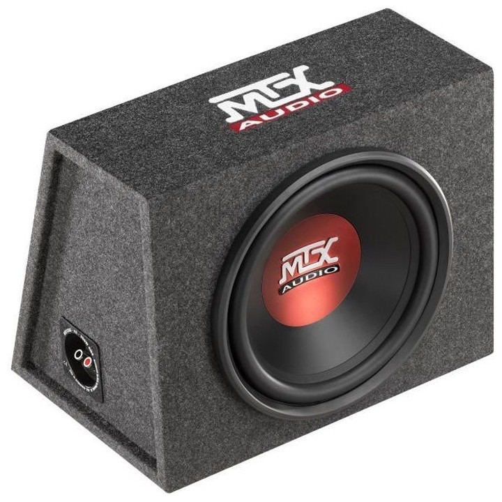 MTX RTE12AS Caisson de grave voiture clos 30cm 350W RMS 4O membrane po