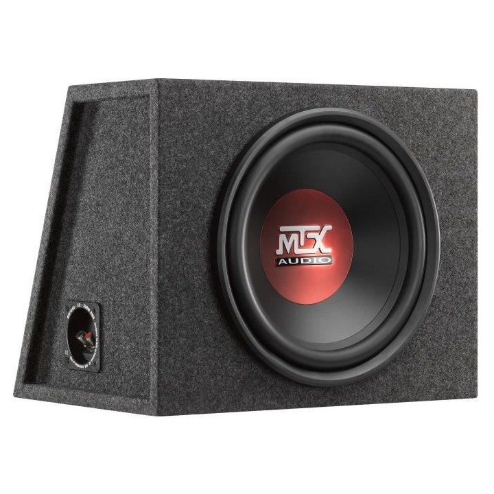 MTX RTE12AS Caisson de grave voiture clos 30cm 350W RMS 4O membrane po