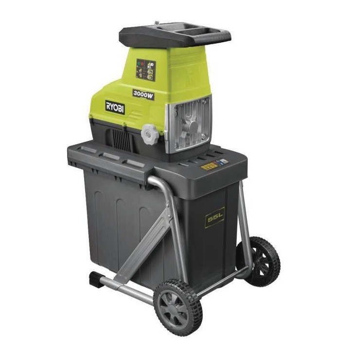 Pack RYOBI RSH3045UXL composé d'un broyeur RSH3045U + Gants de jardin