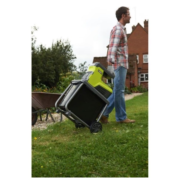 Pack RYOBI RSH3045UXL composé d'un broyeur RSH3045U + Gants de jardin