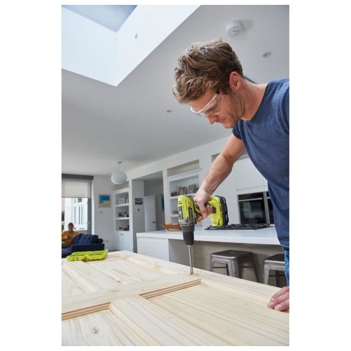 Perceuse-Visseuse sans fil Ryobi One+ R18DD3-0 - 2 vitesses - 50Nm - l