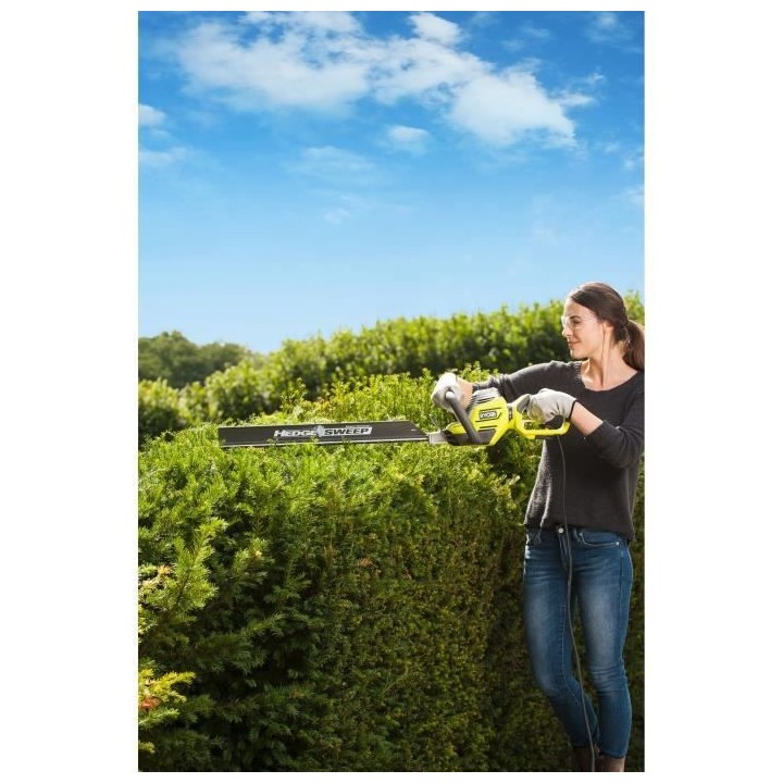 Taille-haies électrique 800W RYOBI RHT8165RL - Lame de 65 cm