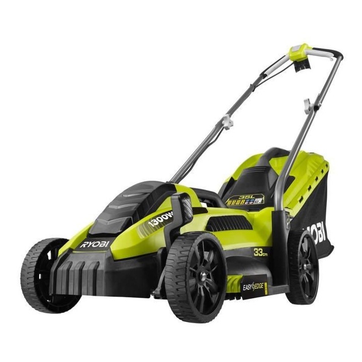 Tondeuse électrique 1300W 33cm de coupe RYOBI RLM13E33S - 5 réglages