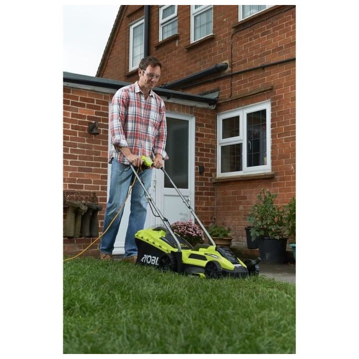 Tondeuse électrique 1300W 33cm de coupe RYOBI RLM13E33S - 5 réglages