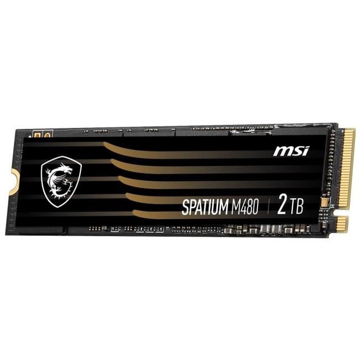 Disque SSD Interne - MSI - SPATIUM M480 - 2To - PCI Express 4.0 x4 (NV