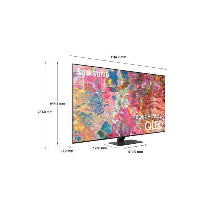 SAMSUNG QE50Q80B - TV QLED 4K UHD - 50'' (127 cm) - Smart TV - HDMI 2.