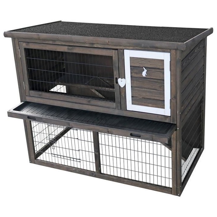 VADIGRAN Clapier Kentucky M Kenia - 111,5 x 45 x 78 cm - Gris - Pour l