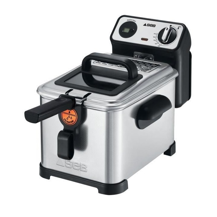 SEB FR518100 Friteuse Semi Professionnelle Filtra Pro 4L