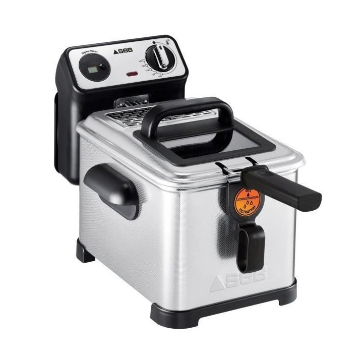 SEB FR518100 Friteuse Semi Professionnelle Filtra Pro 4L