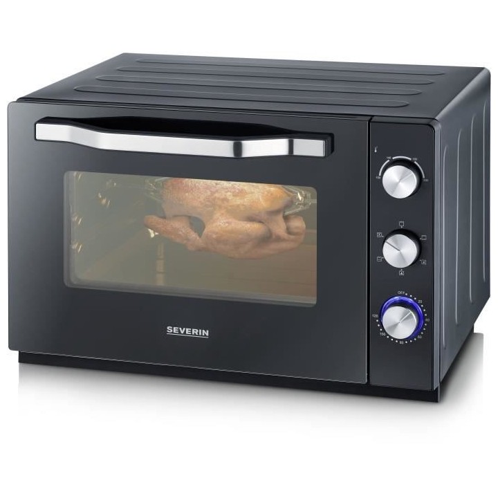 SEVERIN TO 2073 Four posable XXL a Chaleur Tournante 60 L avec pierre