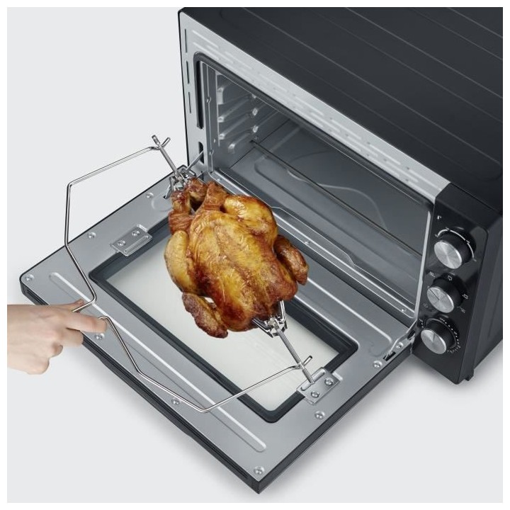 SEVERIN TO 2073 Four posable XXL a Chaleur Tournante 60 L avec pierre