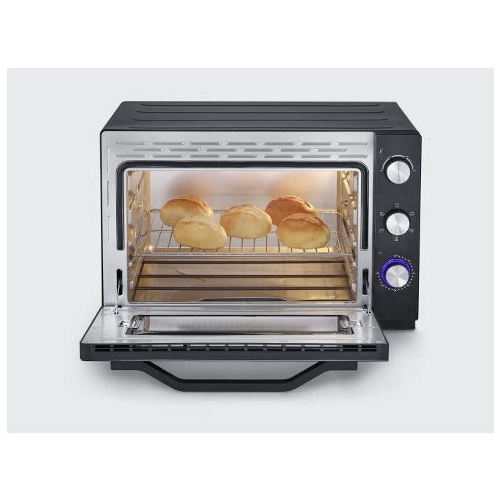 SEVERIN TO 2073 Four posable XXL a Chaleur Tournante 60 L avec pierre