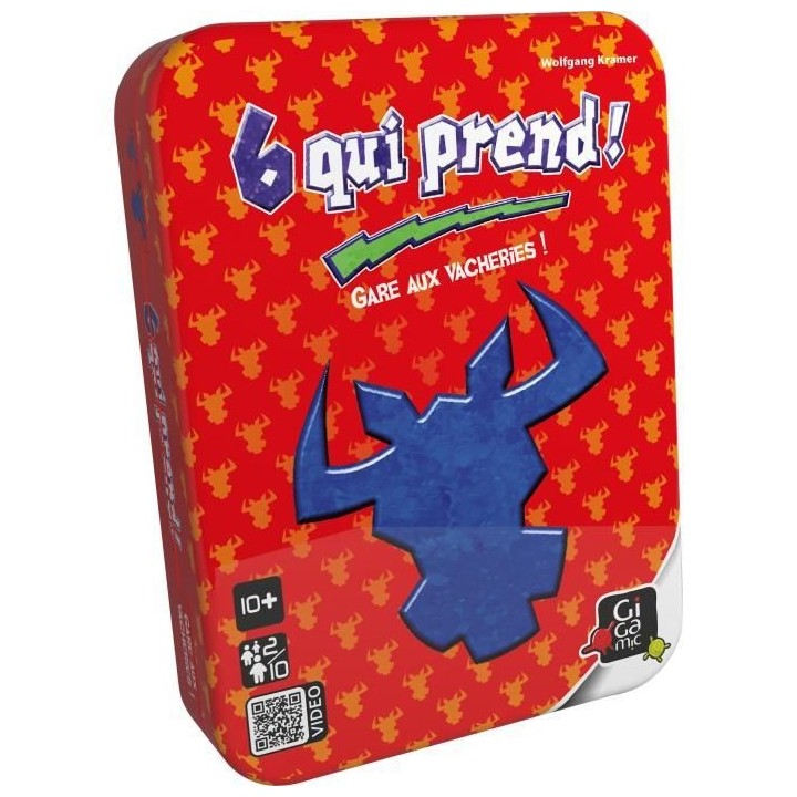 6 QUI PREND - Six qui prend - Jeu de société famille - GIGAMIC