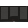 SIEMENS EX975LXC1F Plaque de cuisson induction - 5 zones - 11100 W max - L 91,2 x P 52 cm - Revetement verre - Noir - Profil ino