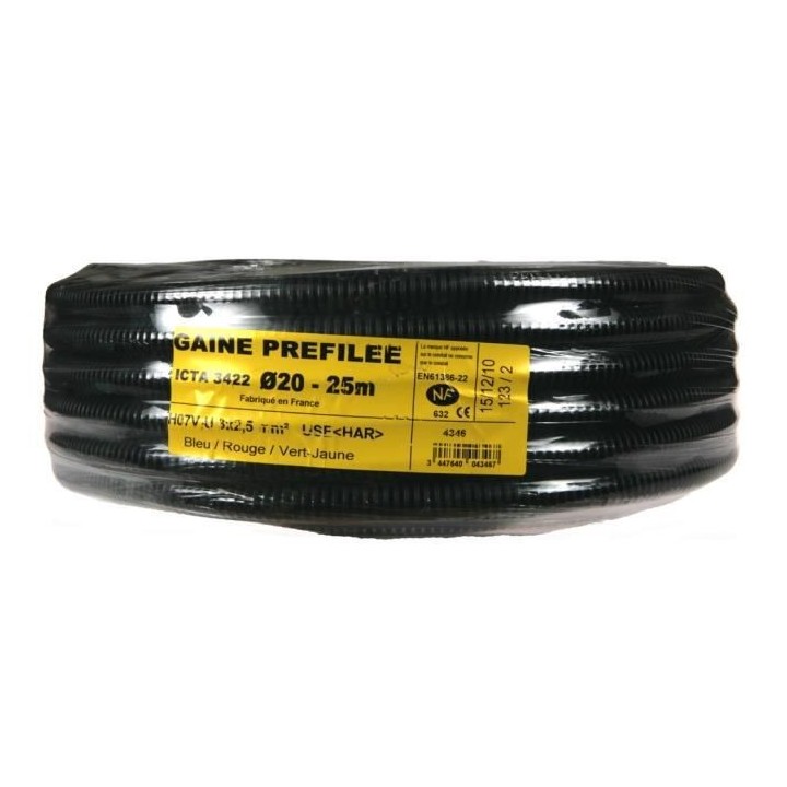 JANOPLAST Gaine préfilée - Diametre 20 mm - 25 m