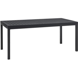 Table extensible 6 a 10 personnes - 180/240 x 90 x H75cm - Aluminium -