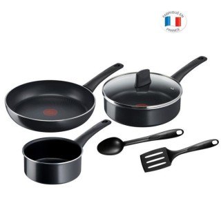 Tefal C2789602 Batterie de cuisine 6 pieces, Casserole, Poele, Sauteus