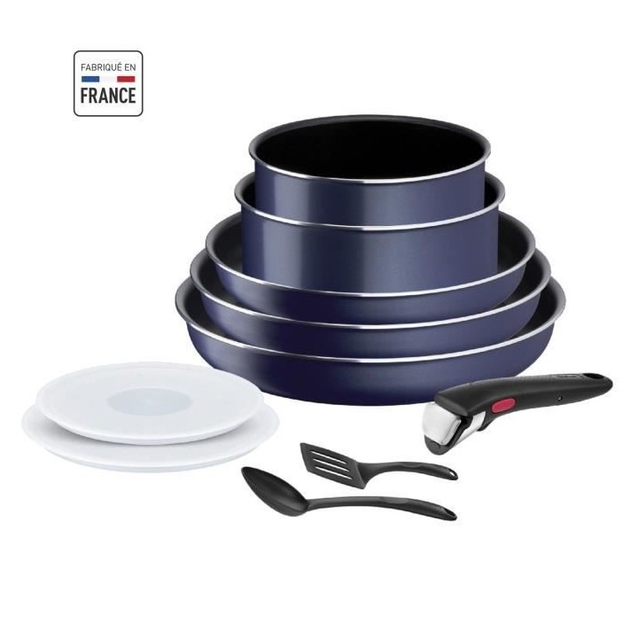 TEFAL L1579102 Ingenio Easy Cook N Clean Batterie de cuisine 10 pieces