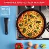 TEFAL L1579102 Ingenio Easy Cook N Clean Batterie de cuisine 10 pieces, anti ashésif, tous feux sauf induction, fabriqué en Fr