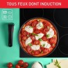 INGENIO DAILY CHEF Rouge Surprise Set 10 pieces : revetement antiadhésif, tous feux dont induction