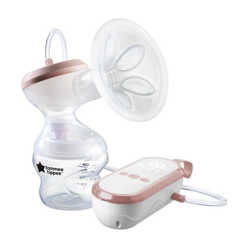 Tommee Tippee Tire-lait Électrique Simple Made for Me, Rechargeable par USB, Silencieux, Transportable, Biberon Inclus