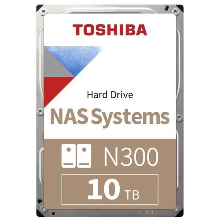 TOSHIBA N300 High-Reliability Hard Drive Disque dur interne - 10 To -