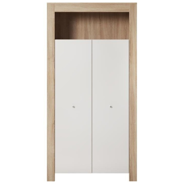 Chambre bébé trio PIA - Lit 70x140 cm + Commode a langer 2 portes +