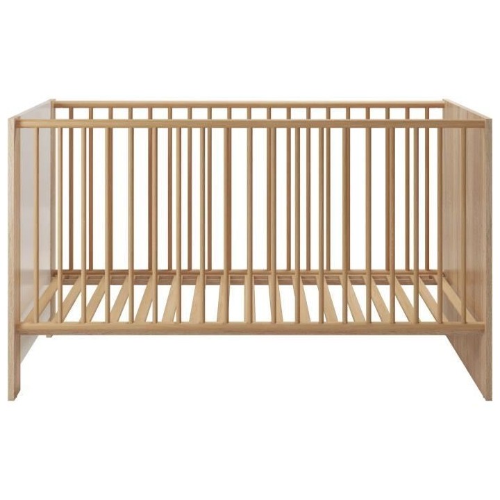 Chambre bébé trio PIA - Lit 70x140 cm + Commode a langer 2 portes +