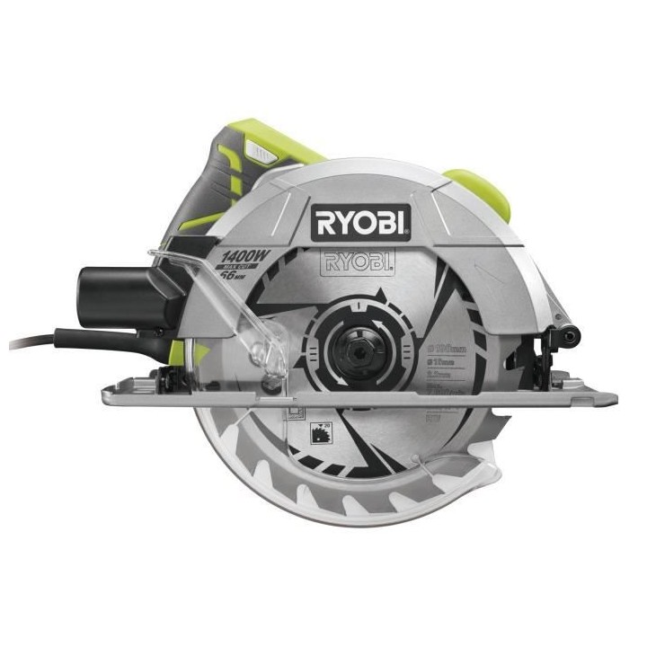 Scie circulaire RYOBI 1400W 66mm RCS1400-G