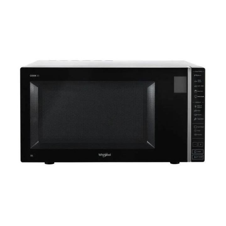 Micro-ondes posable WHIRLPOOL - MWP301B - Noir - 30L - Plateau 31,5cm