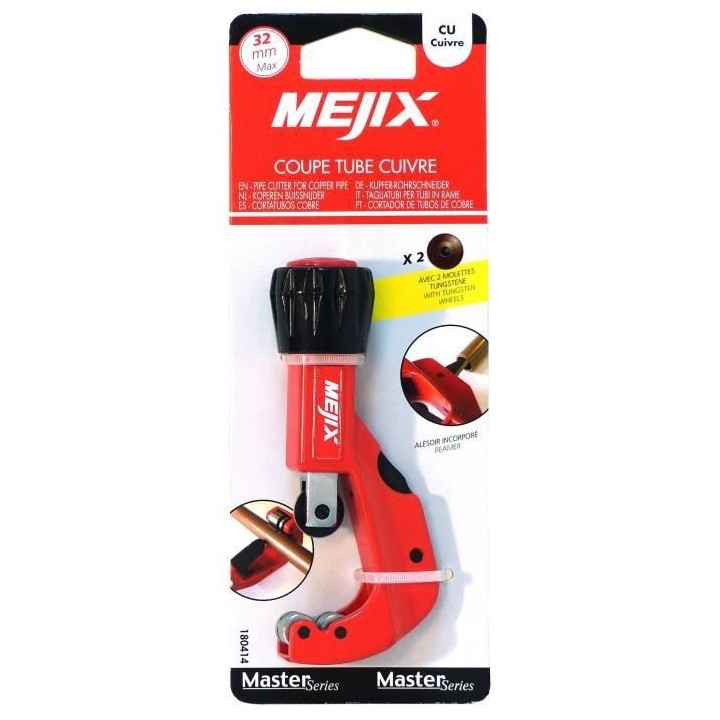 MEJIX Coupe tubes cuivre - Ø 3 a 32 mm