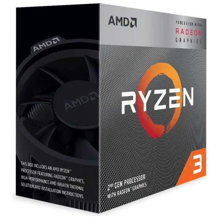 AMD Processeur Ryzen 3 3200G Wraith Stealth cooler