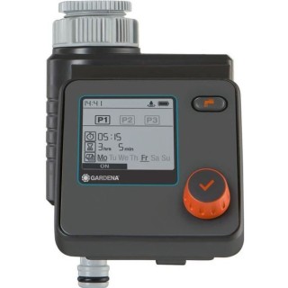 GARDENA Programmateur d'arrosage Select – Ecran LCD – Pile 9V non