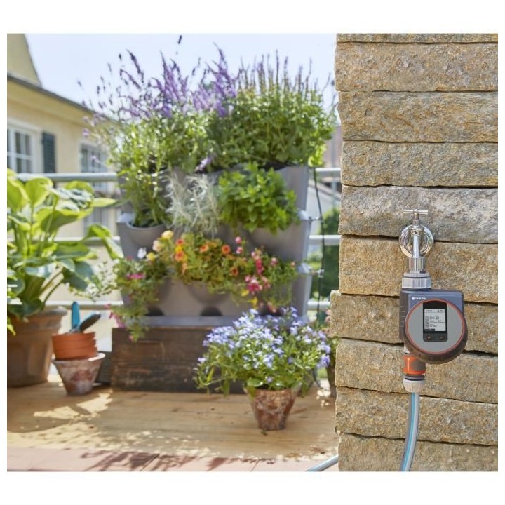 GARDENA Programmateur d'arrosage Flex – Idéal pour arrosage goutte-