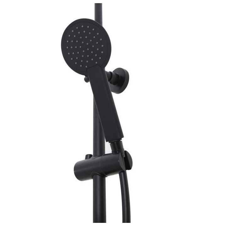 CABINE DE DOUCHE 90X120X220 STYLE INDUSTRIEL NOIR